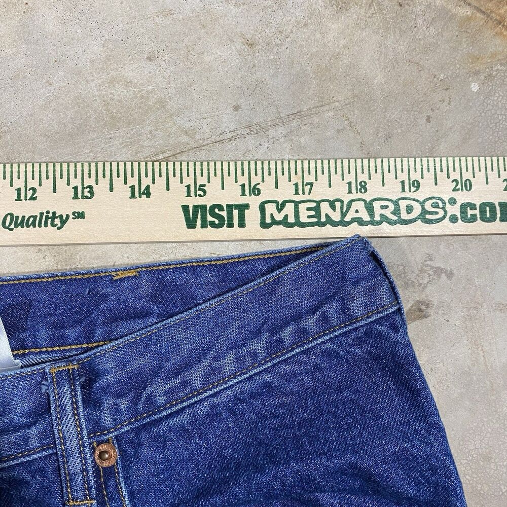 Columbia Two Tone Denim Canvas Work Pants Brown Blue 36x33 (Tag 38x34) - Picture 6 of 9
